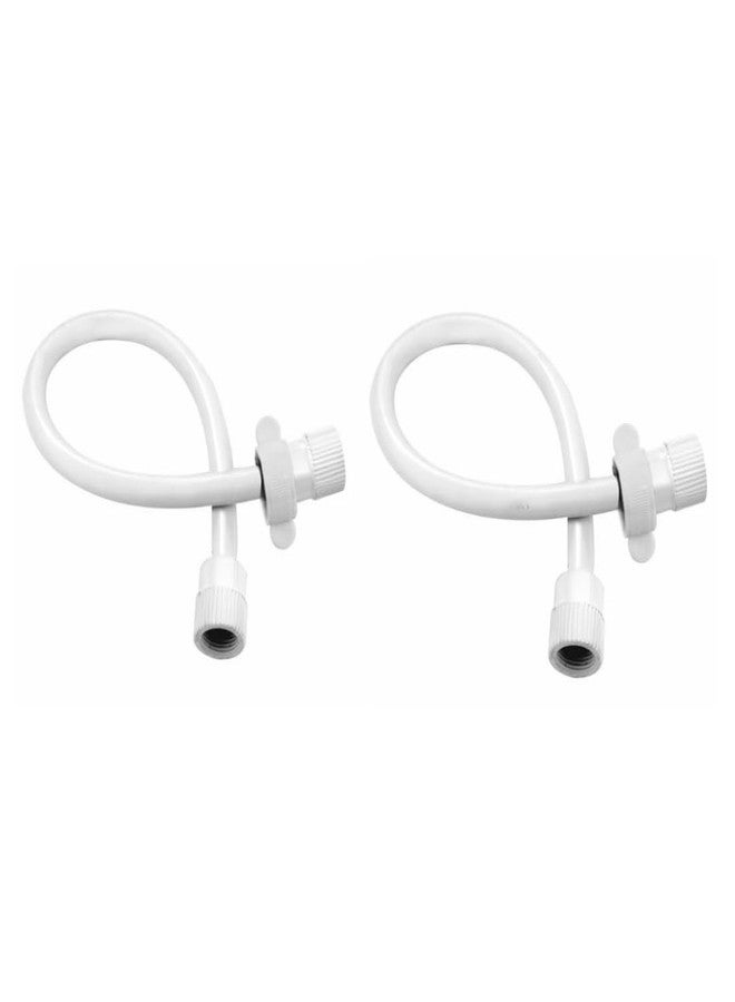 Cossimo أنبوب توصيل ثقيل من نوع COSSIMO مقاس 24 بوصة لسخانات المياه، وحنفيات أسطح العمل، وأحواض الغسيل، ودفاتر المراحيض، وأحواض المطبخ (عبوة من قطعتين) (24 بوصة) - Image 1